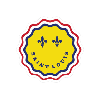 Saint Louis Kiss-Cut Stickers, City Souvenir Decal, Laptop Sticker, Travel Gift, Custom Art, Sticker Pack