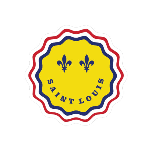 Saint Louis Kiss-Cut Stickers, City Souvenir Decal, Laptop Sticker, Travel Gift, Custom Art, Sticker Pack