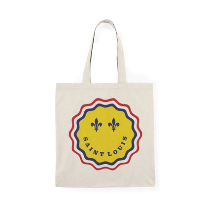 Saint Louis Natural Tote Bag – Eco-Friendly Reusable Shopper, Beach Bag, Grocery Tote, Travel Pouch, Gift for Her